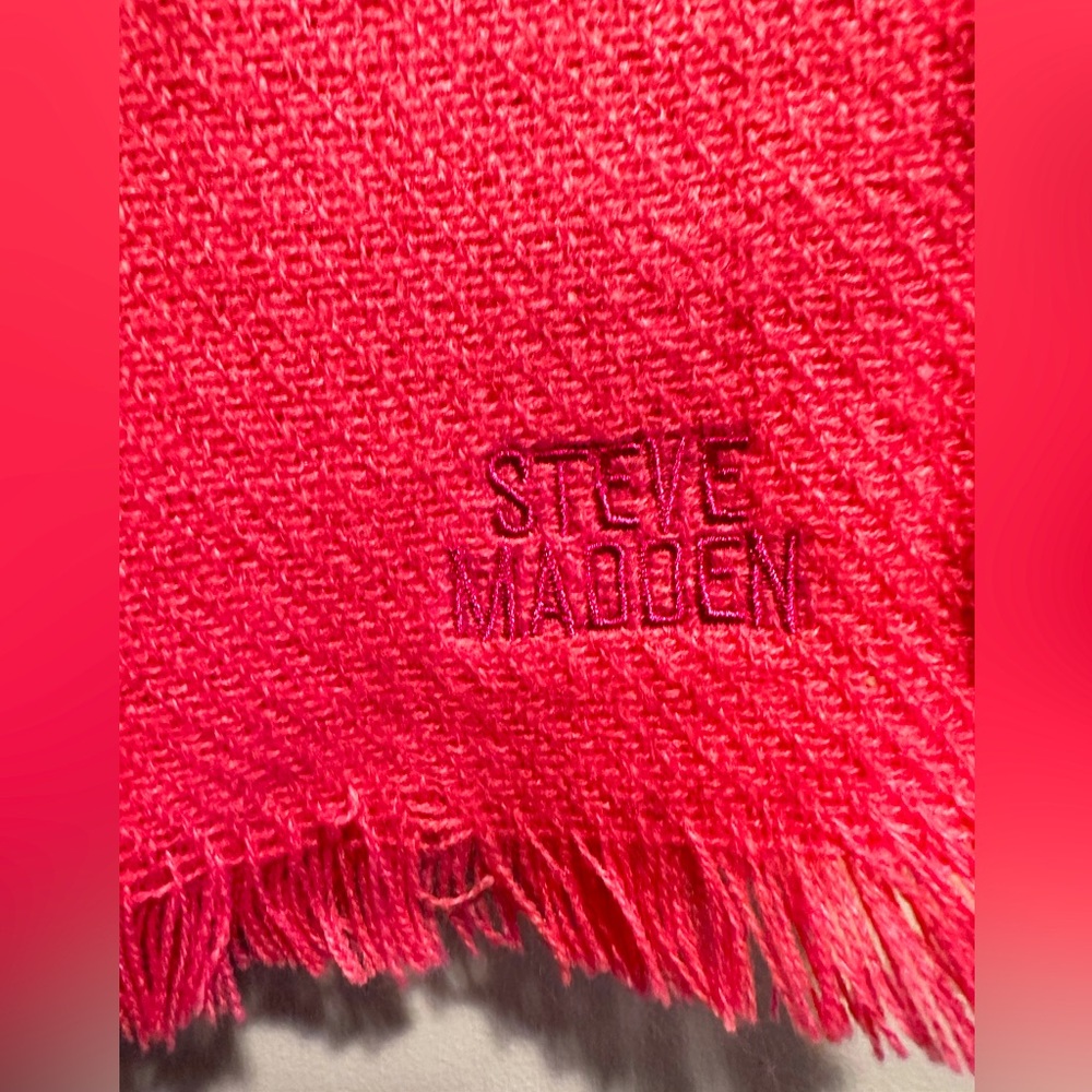Women’s Hot Pink Steve Madden Scarf